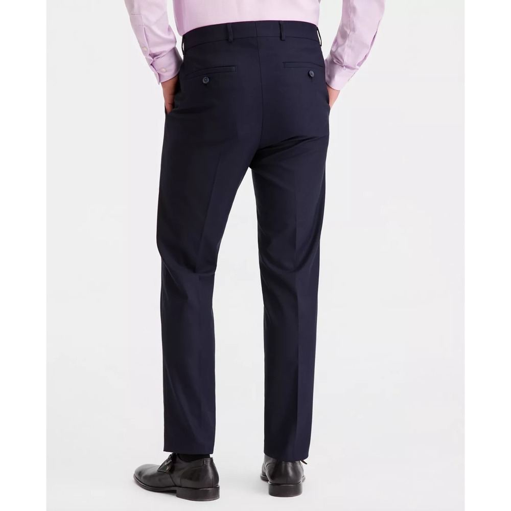 Kenneth Cole Reaction Men 2-pc Techni-Cole Suit Navy Jacket 44L Pant 37W 32L - Picture 4 of 14